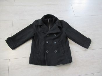 Manteau caban noir garçon H&M Taille 2 - 3 ans