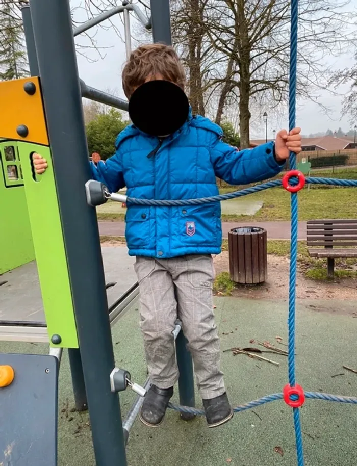 Blousons de ski garçon 3-4 ans poivre blanc - photo numéro 4