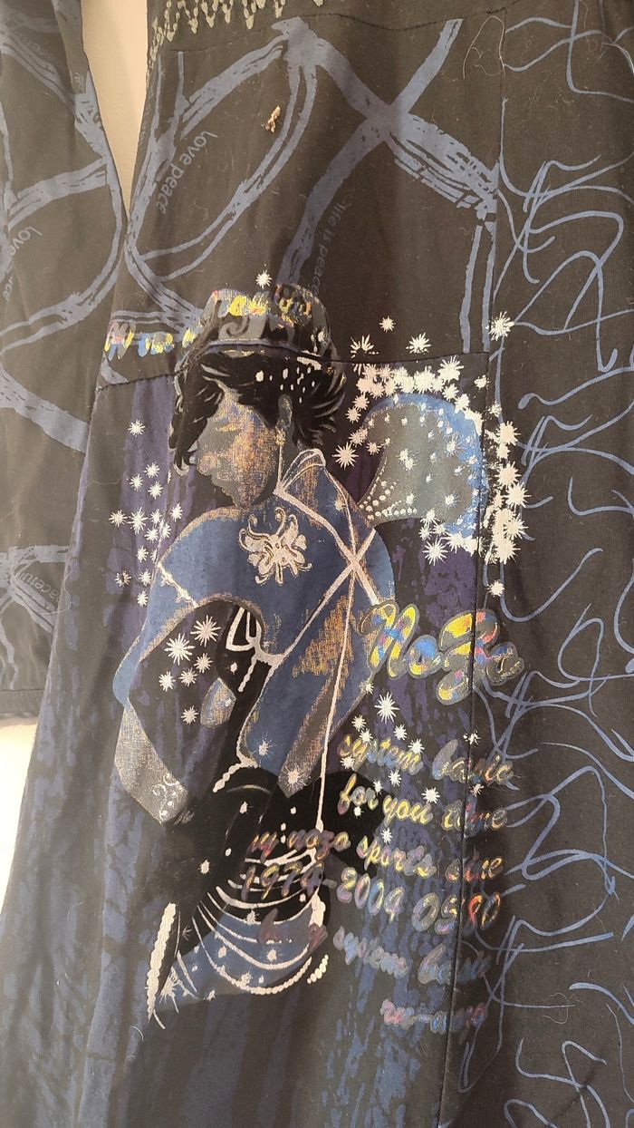 Robe longue y2k taille S patchwork motifs - photo numéro 5