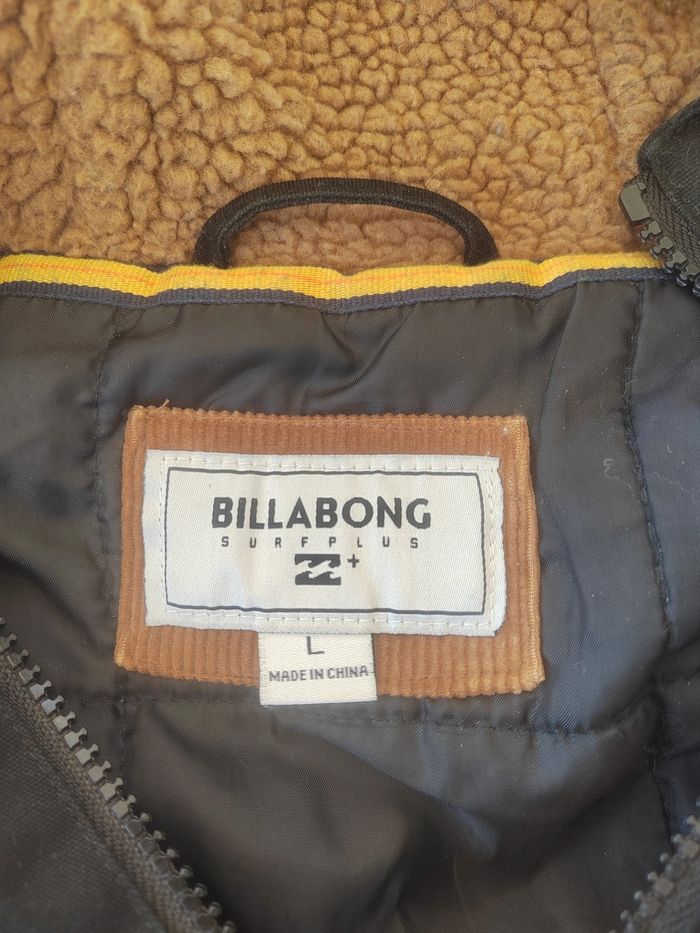 Parka Billabong homme taille L – Veste hiver chaude, imperméable, style snowboard surf - photo numéro 7