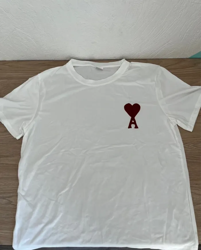 T-shirt blanc imprimé tendance - photo numéro 4