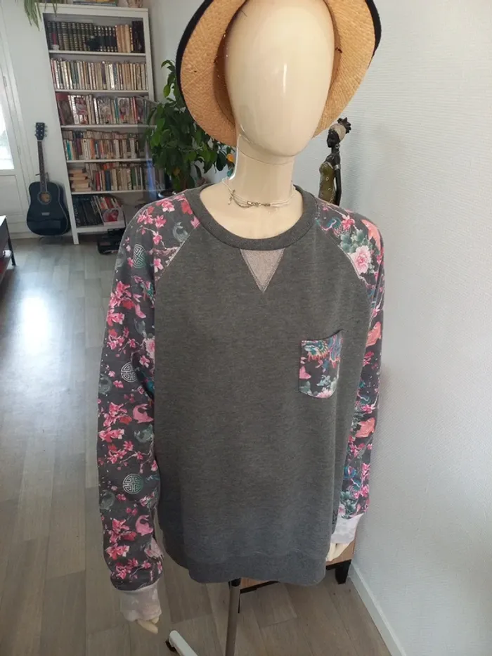 Pull gris L - photo numéro 2