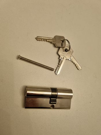Barrilet cylindre serrure de porte 70mm 40 / 30