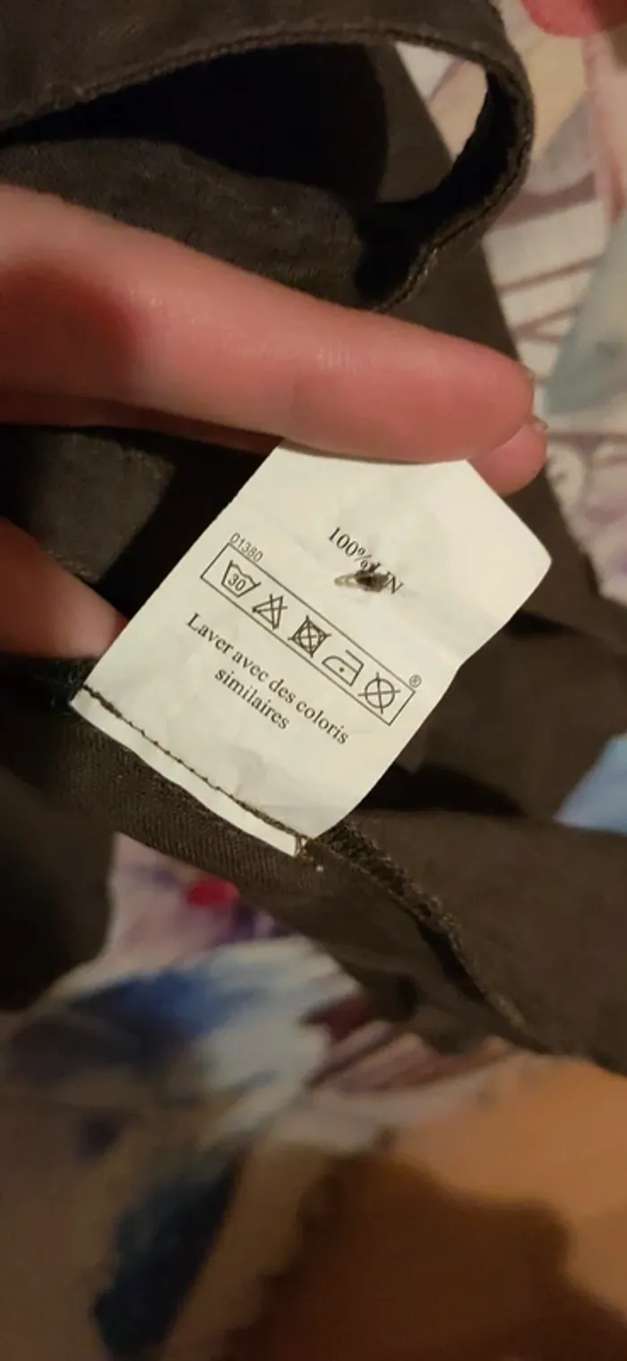 Tunique marron 100% lin, Patrice breal - photo numéro 4