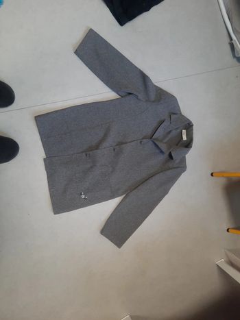 Veste costume grise à poche