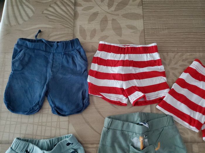 Lot 5 shorts 9 mois 74 cm - photo numéro 2