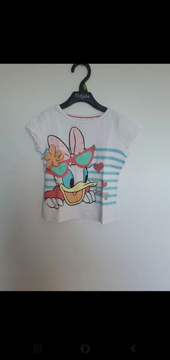 Tee-shirt tête de daisy 4 ans disney