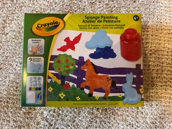 Atelier peinture crayola 4 ans