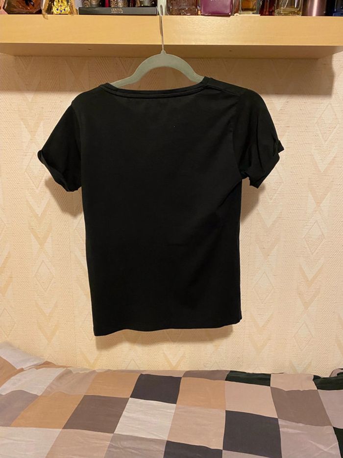 Superbe beau t-shirt Pepe Jeans noir / argenté taille XS - photo numéro 4