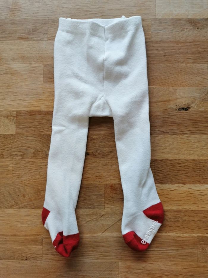 Robe et collants babybol bleue et rouge coton et elastane - photo numéro 9