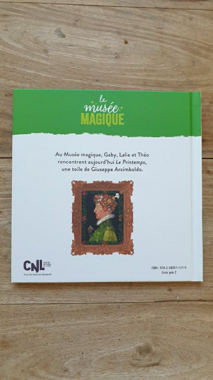 Neuf livre enfant Hachette Jeunesse sur le thème de l art Le printemps de Giuseppe Arcimboldo - photo numéro 2