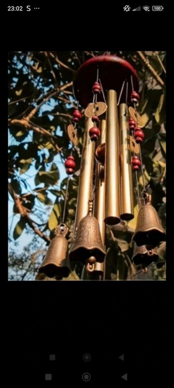 Carillon à vent en bronze 