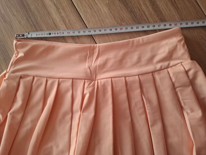 Jupe enfant plissée trapèze pour fille avec short intérieur pour le tennis corail - photo numéro 4