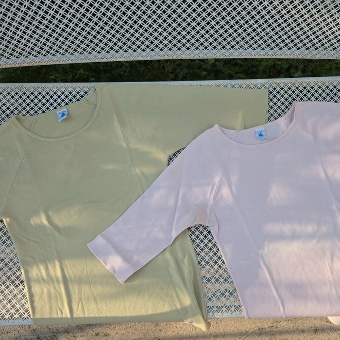 3 t-shirt petit bateau Manches 3/4 - photo numéro 4