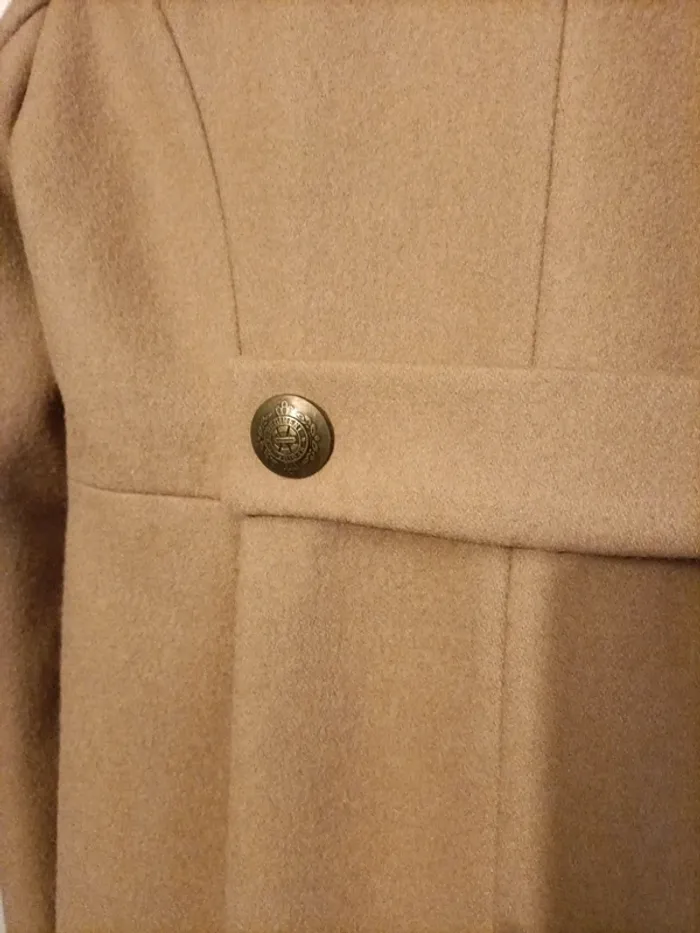 Manteau beige officier - photo numéro 5