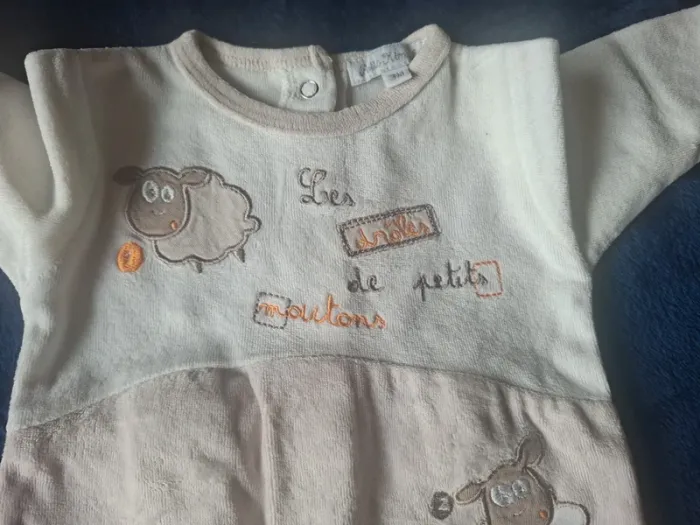 Pyjama grenouillère mouton - photo numéro 2