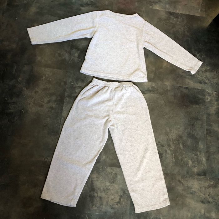 Pyjama chat velours gris 4 ans - photo numéro 6