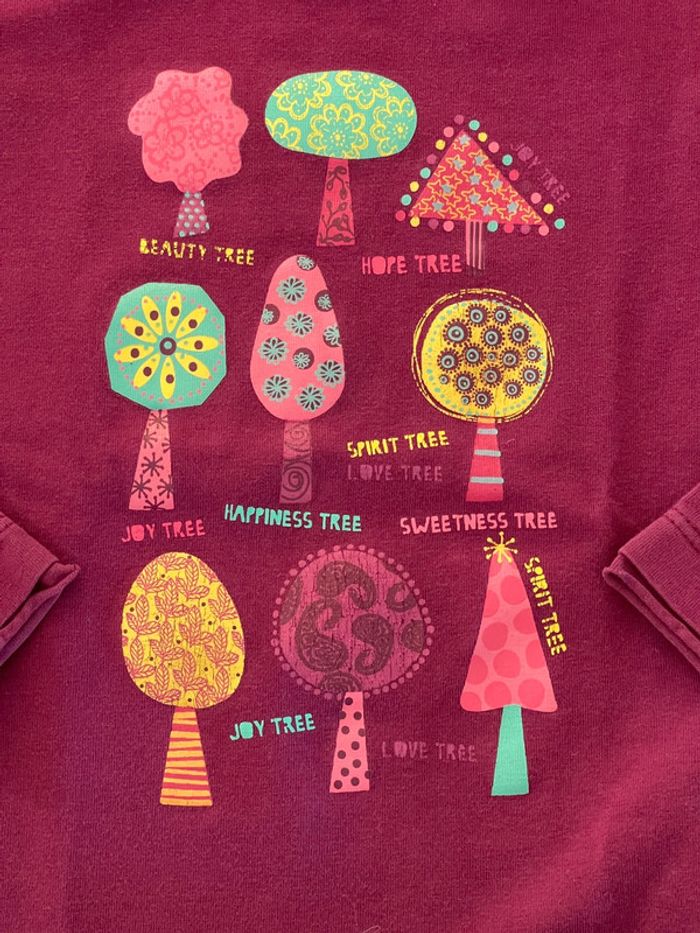 Teeshirt manches longues 24 mois arbres - photo numéro 2