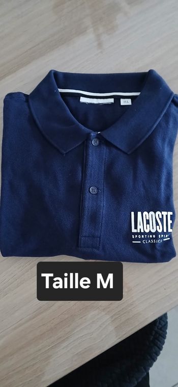 Polo homme Taille M marque Lacoste 