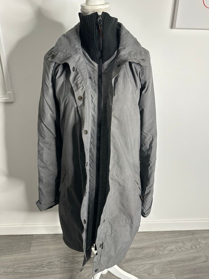 Parka doudoune grise et noire Blacksmith T40 L - photo numéro 3
