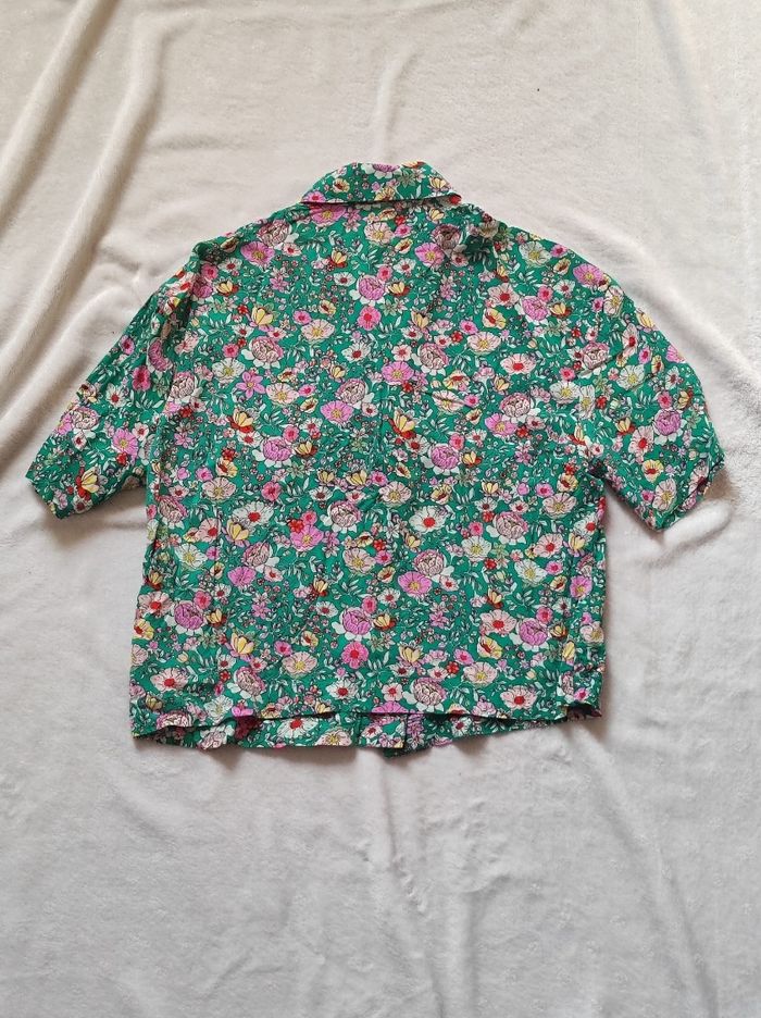 Chemisier fleurie oversize taille XS - photo numéro 6