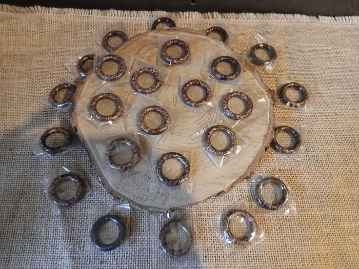 Lot de 22 cercle rondelles percée accessoires bijoux ou autre