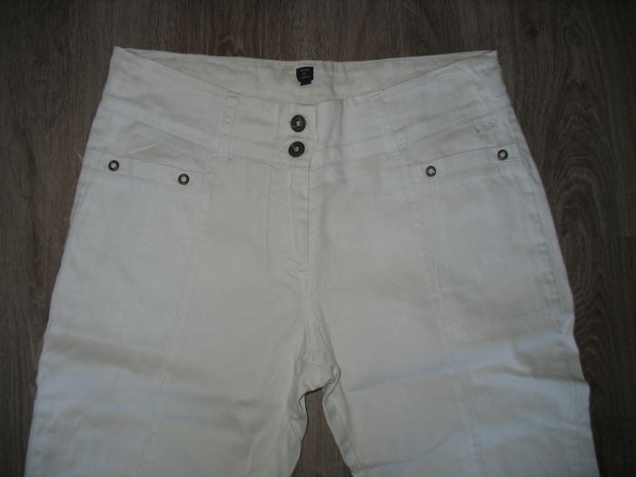 PANTACOURT BLANC "TERRE DE MARINS" - TAILLE 42 - n°01 - photo numéro 4