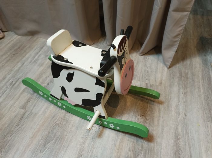 Bascule en bois vache - photo numéro 2