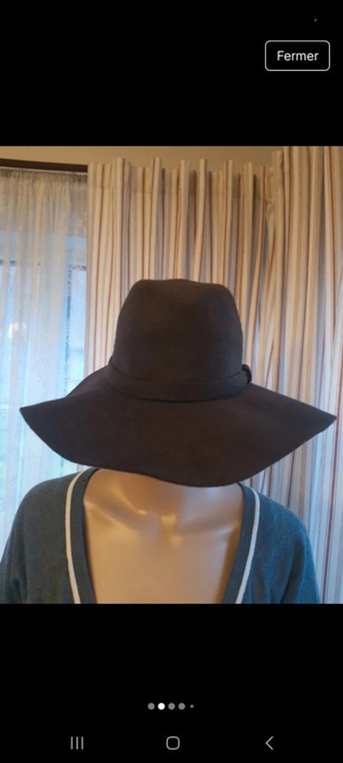 Chapeaux H&M Coachella laine marron 56cm - photo numéro 2