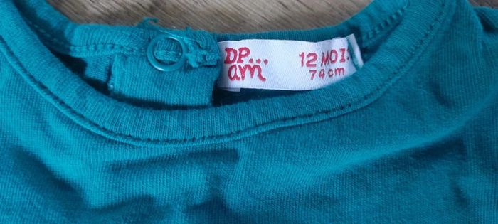 T-shirt manches longues DPAM 12 mois - photo numéro 3