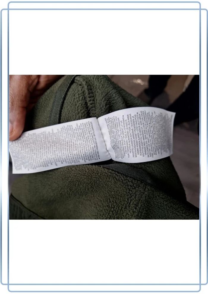 Polaire quart de zip nike / homme / taille S kaki / logo brodé bi matière - photo numéro 13
