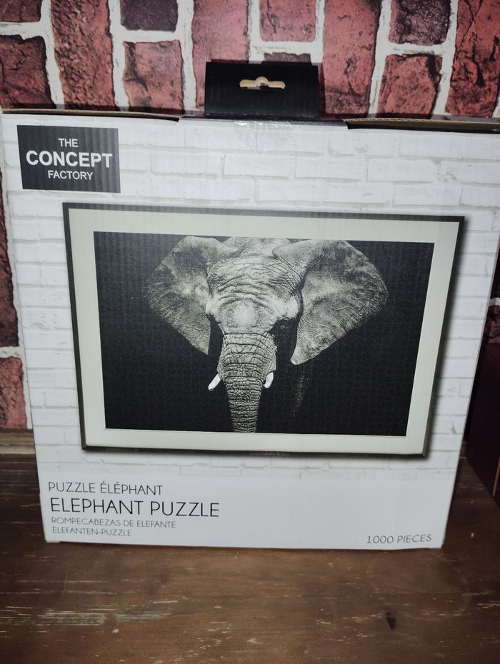 Puzzle éléphant 1000 pièces - photo numéro 2