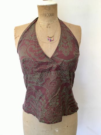 Dos nu taille 40 100% soie