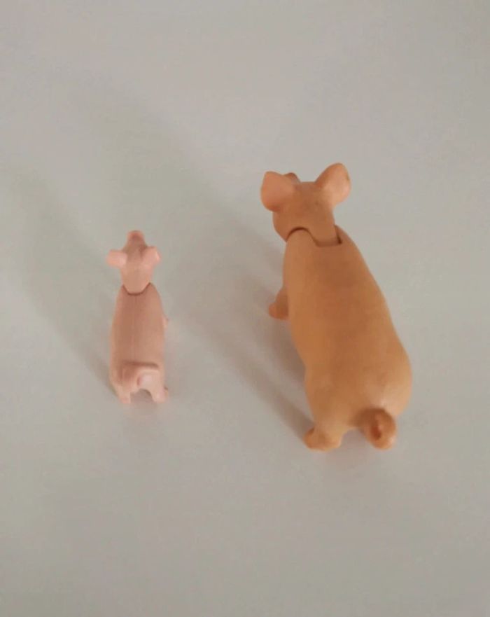 Playmobil lot animaux cochon et son petit porcelet - photo numéro 3