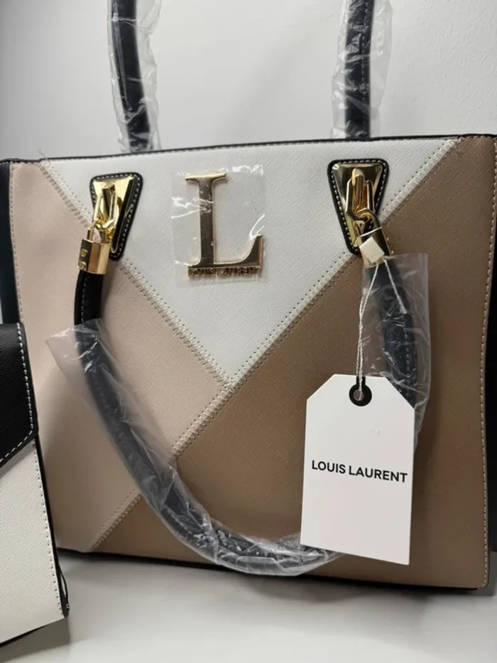 🖤 Magnifique sac à main Louis Laurent - avec petit sac bandoulière 🖤 - photo numéro 3