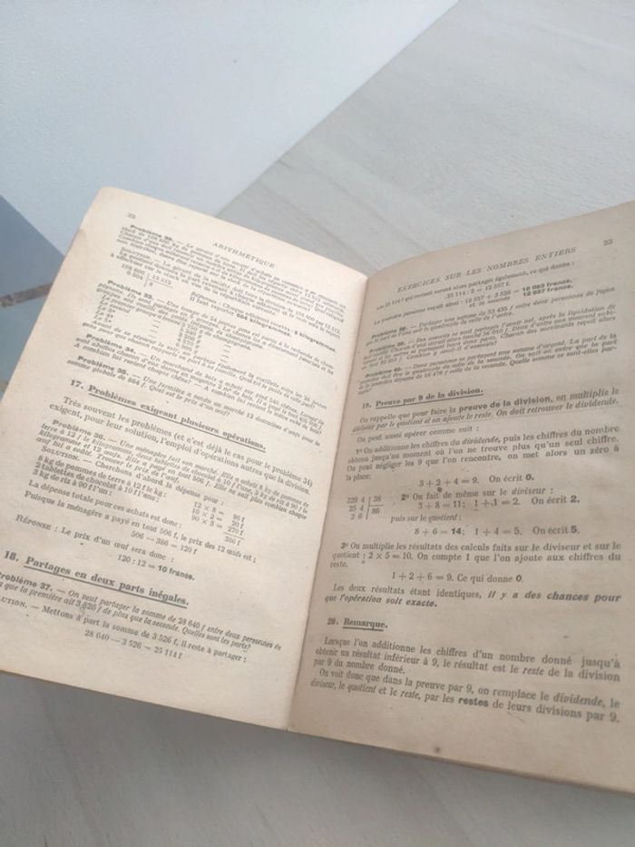 Livre ancien arithmétique classe de sixième Desbats Durand 1949 - photo numéro 7