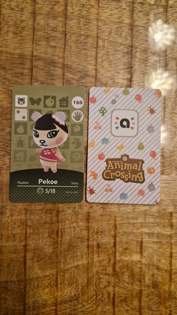Carte Amiibo Pauline - Pekoe - Vera 160