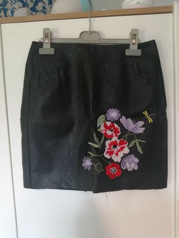 Mini jupe simili cuir
