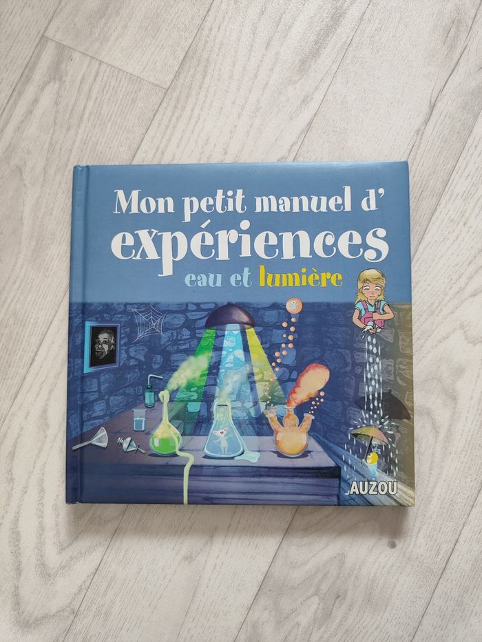 livre pour enfant mon petit manuel d'expériences