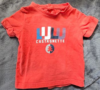 Tee shirt Manches courtes Lulu 6 mois
