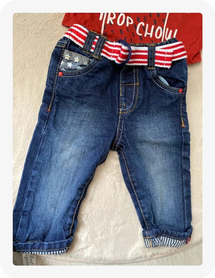 Jeans avec ceinture - photo numéro 2