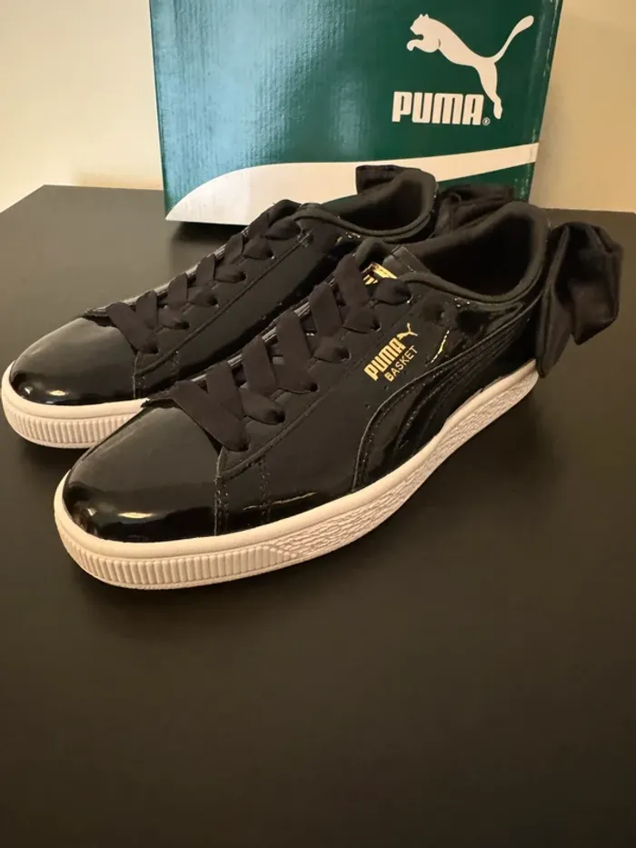 Puma baskets Bow Patent Wn’s noir taille 35,5 neuves - photo numéro 2