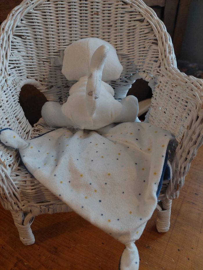 Doudou mouchoir bleu tigre Simba toys (2) - photo numéro 2