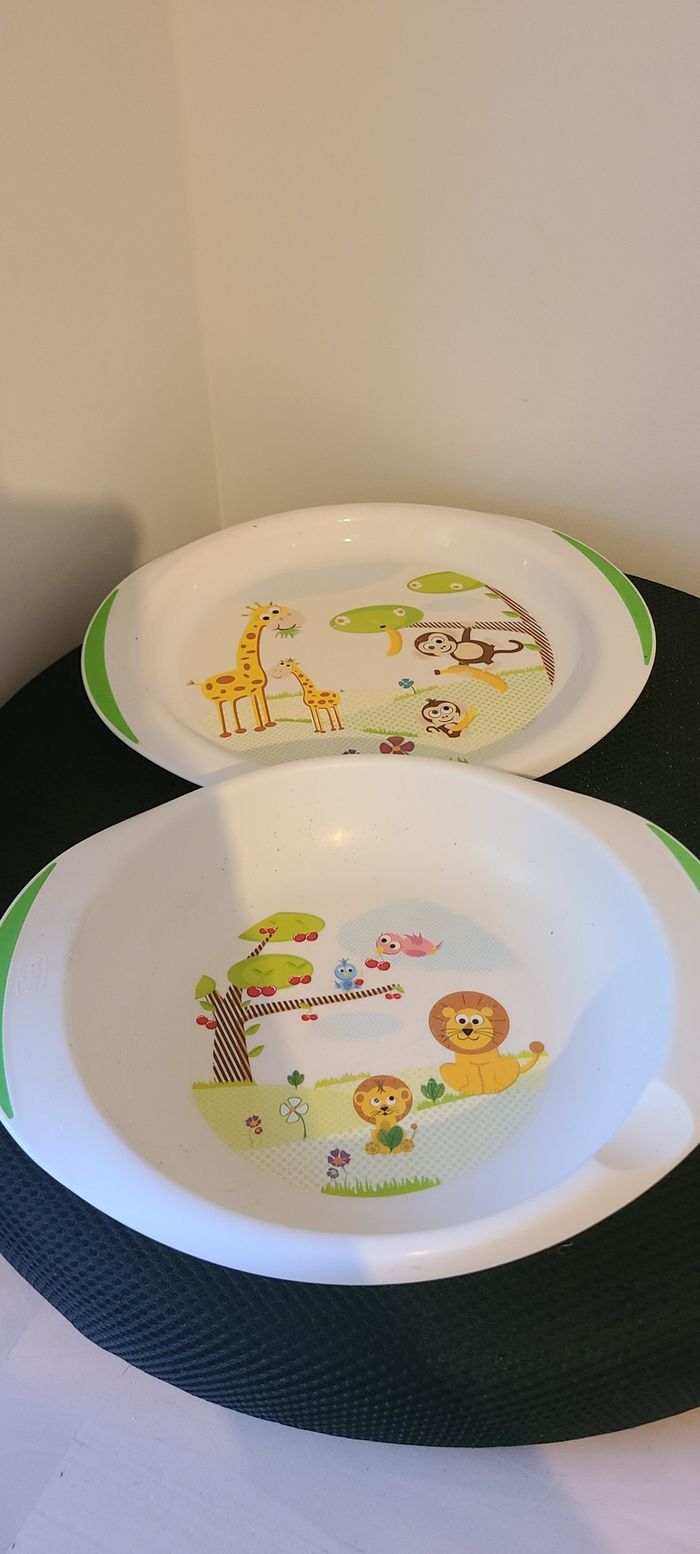 Chicco Ensemble Assiettes Plate et Creuse