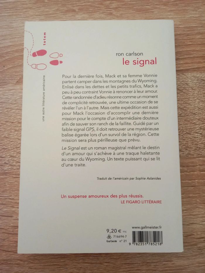 Ron Carlson 🪅 Le signal - photo numéro 2