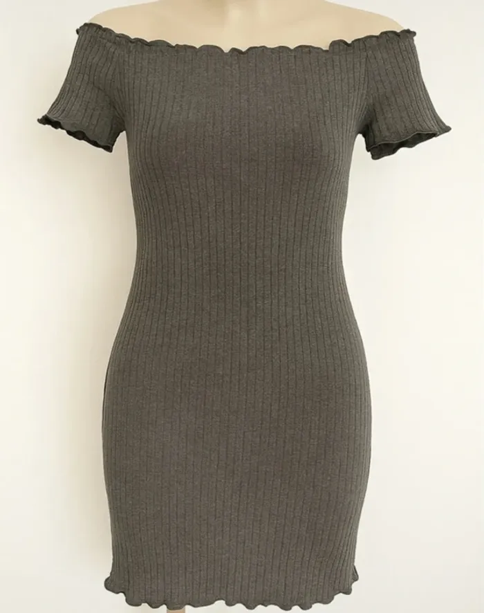 Robe grise Shein