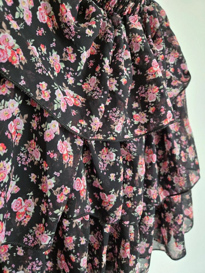 Jupe fluide fleurie - photo numéro 2