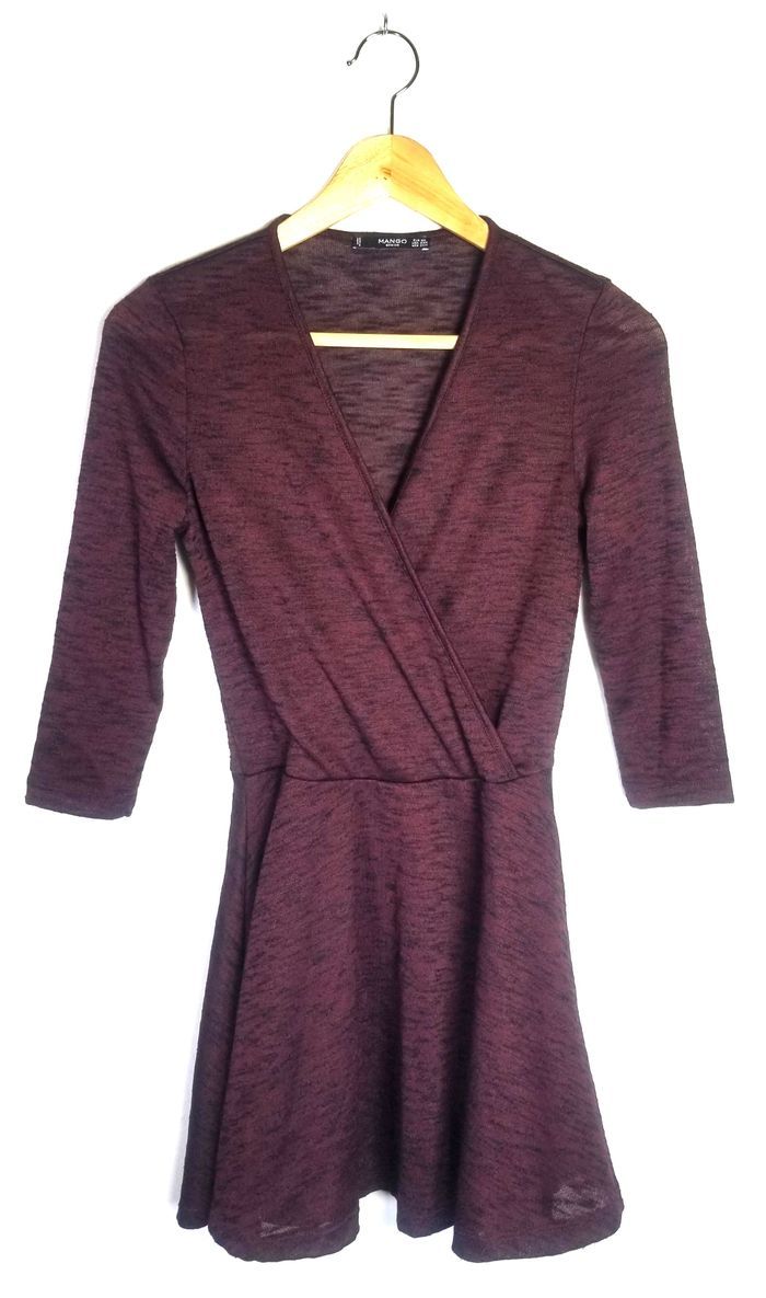 Robe bordeaux Mango - Taille XS