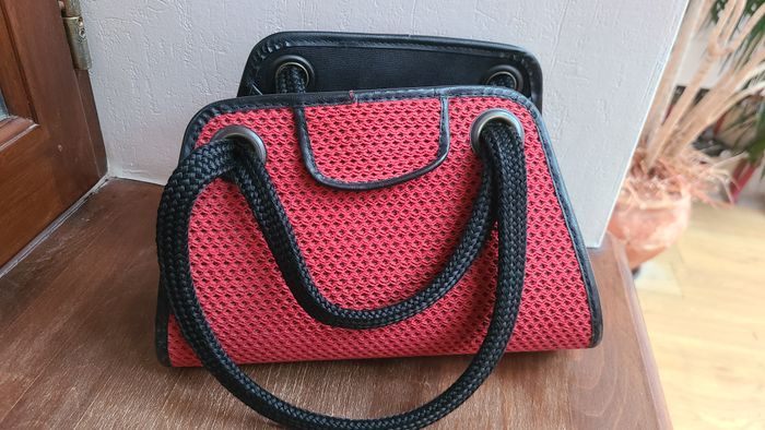Sac à mains style "marseille" rouge