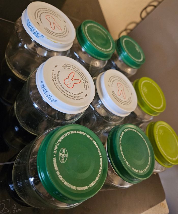 Petits pots en verre 130 grammes vides - photo numéro 2